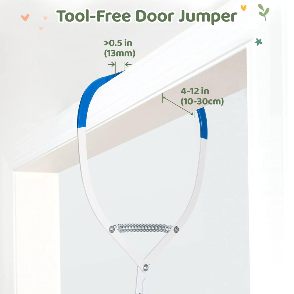Slevoo Baby Jumper in-action setup demonstrates safe, supervised play.