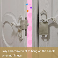 Compact SLIFEOW cushion sized 4.1 by 3.1 inches on door edge
