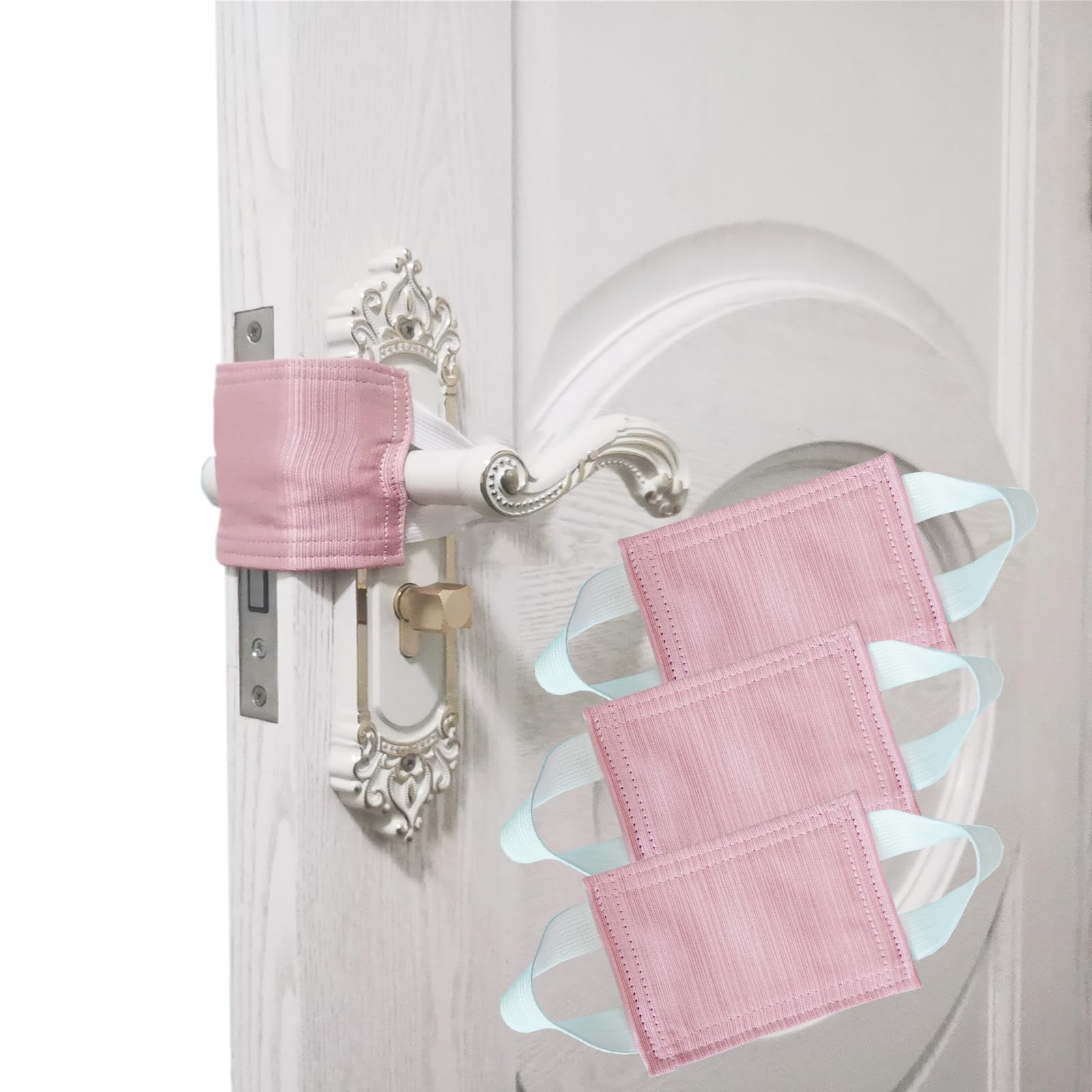 Three-pack SLIFEOW door closers blend with home decor.