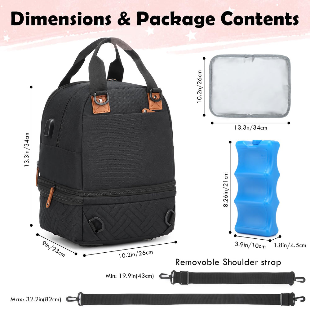 SLINRKE Spectra bag travel-friendly design with trolley compatibility.