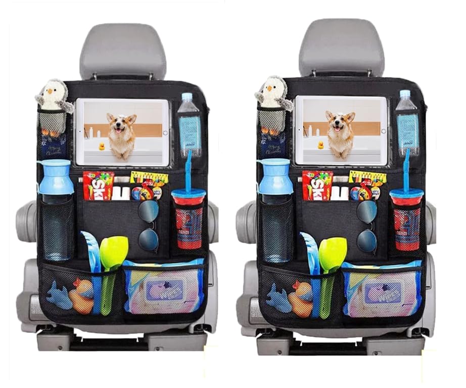 Slivery Color seat protector close-up with thick padding and reinforced internal support.