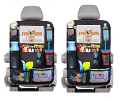 Slivery Color seat protector close-up with thick padding and reinforced internal support.