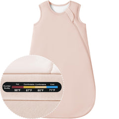 Slumber Buddy toddler sleep sack 18-24 months showcases soft bamboo-cotton fabric for cozy nights