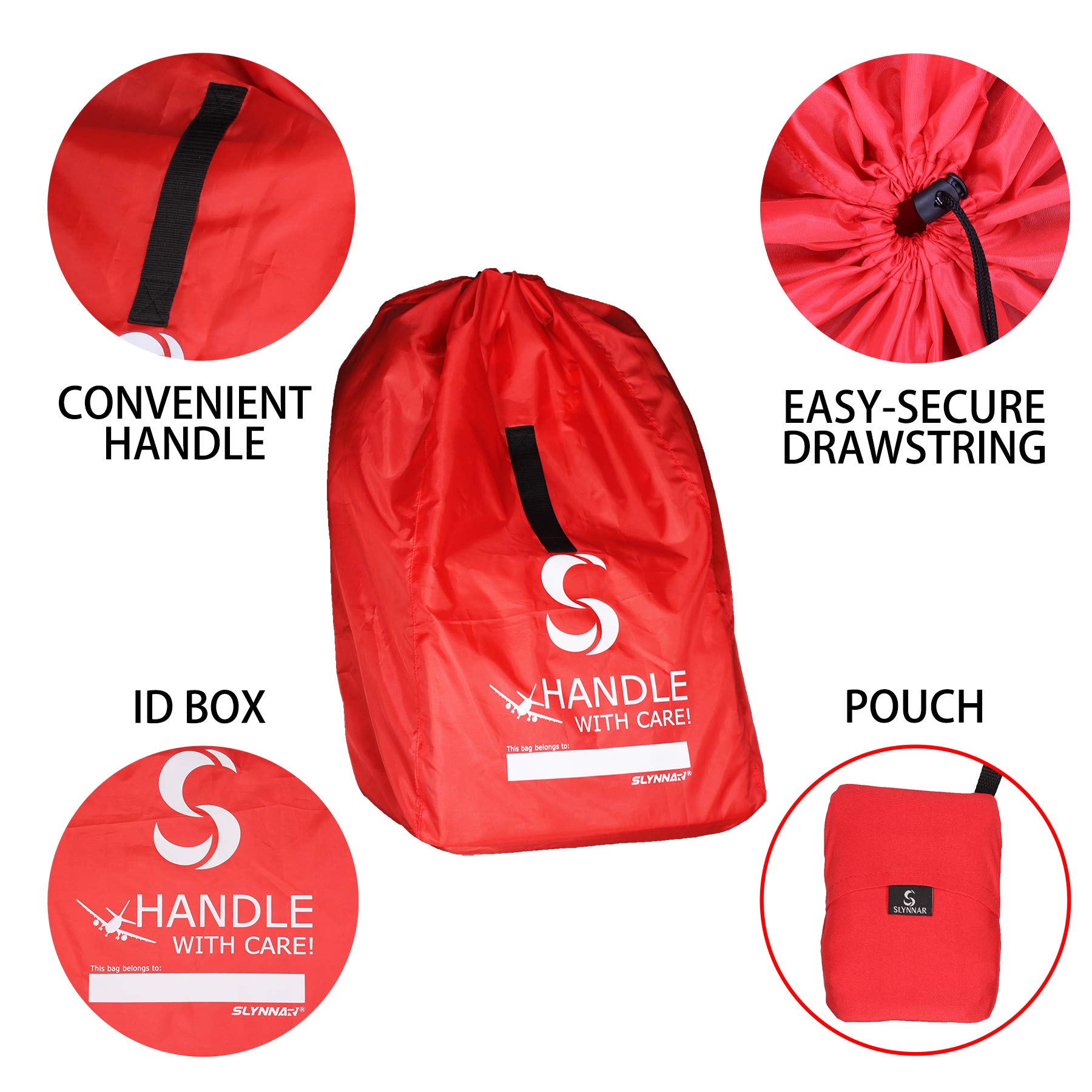 SLYNNAR folded pouch shows compact packing and easy stowage.