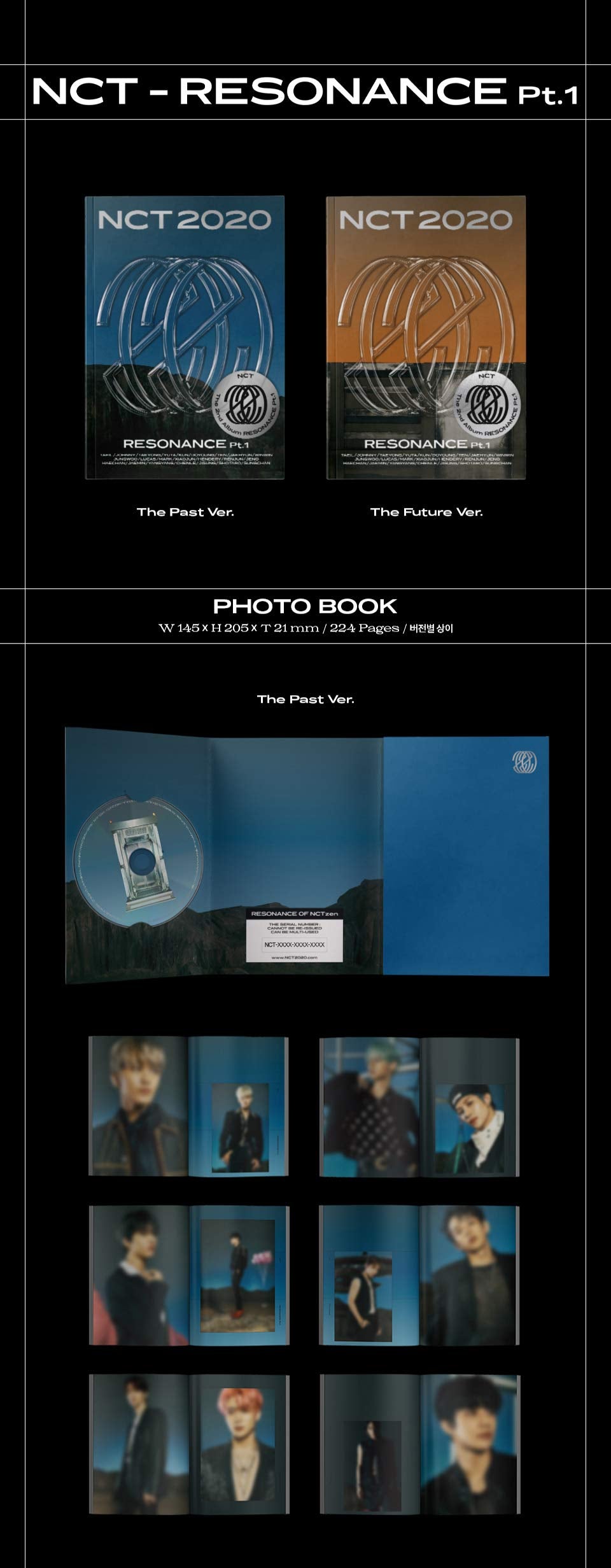 SM Ent NCT RESONANCE Pt.1 extra photocards set for trades or collection