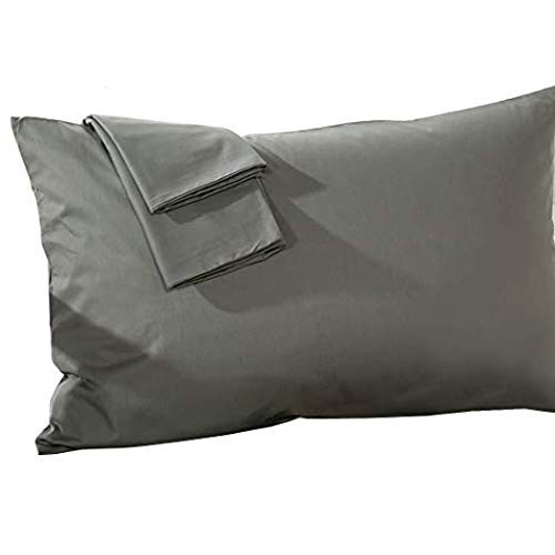 Small set of 2 pillowcases in 12x16, Egyptian cotton for plush softness.
