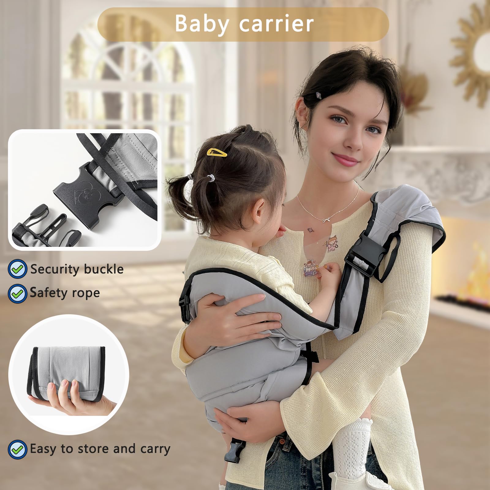 Smanlia carrier waist harness enhances safety and support