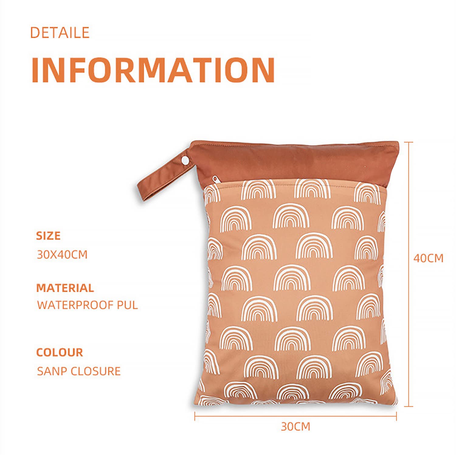 Easy-clean Smarbore wet dry bag in beige for quick maintenance.