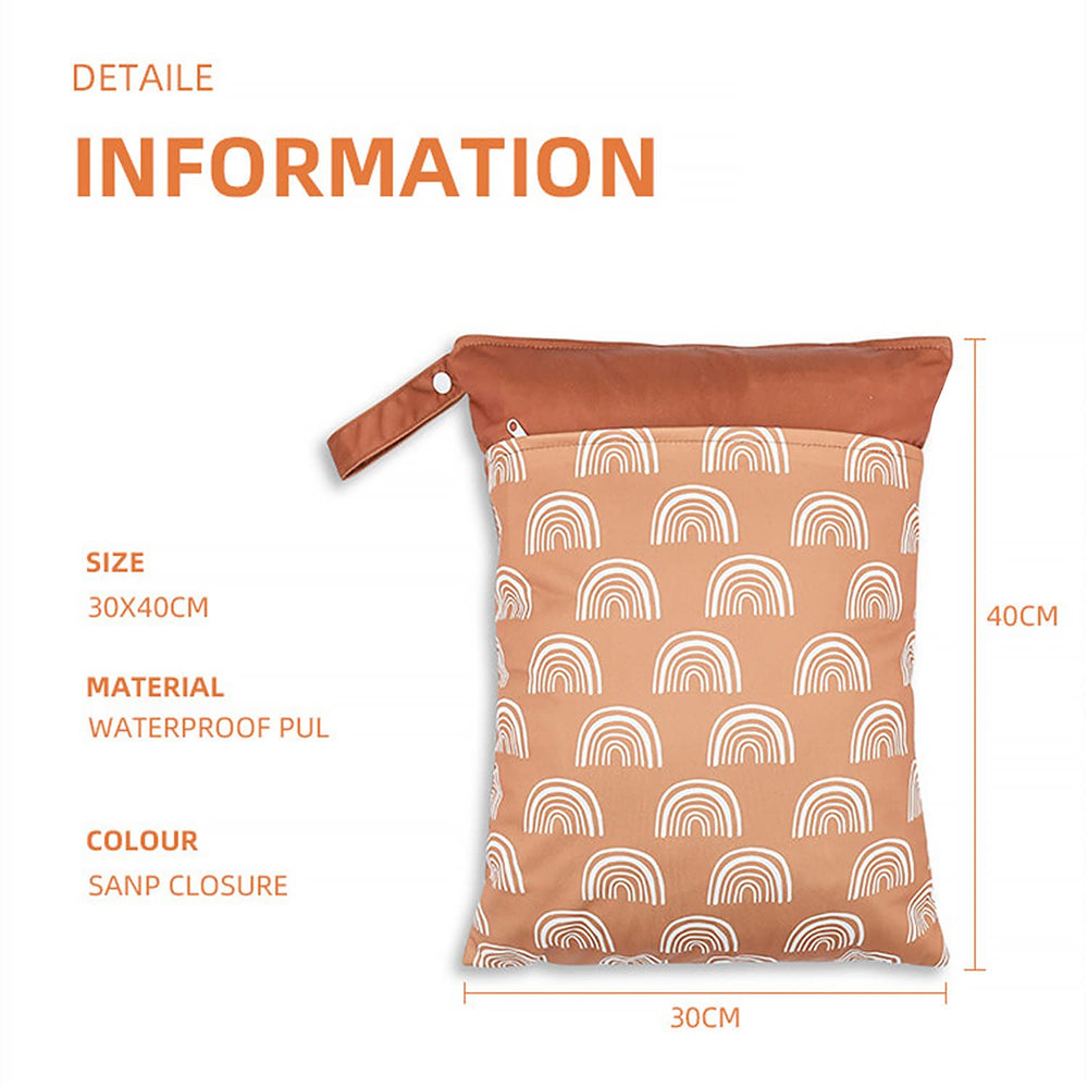 Easy-clean Smarbore wet dry bag in beige for quick maintenance.