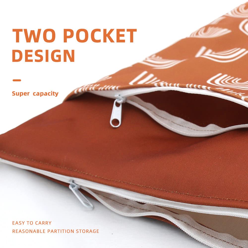 Wrist strap on Smarbore bag for easy carrying on a stroller.