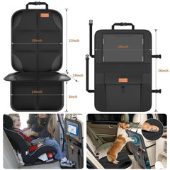 SMART ELF back-seat organizer with iPad holder keeps kids entertained and within reach.