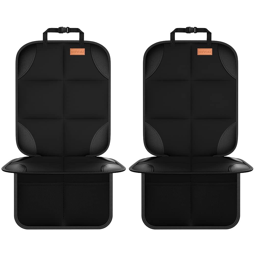 SMART ELF car seat protector 2-pack shields back seats from dirt and spills.
