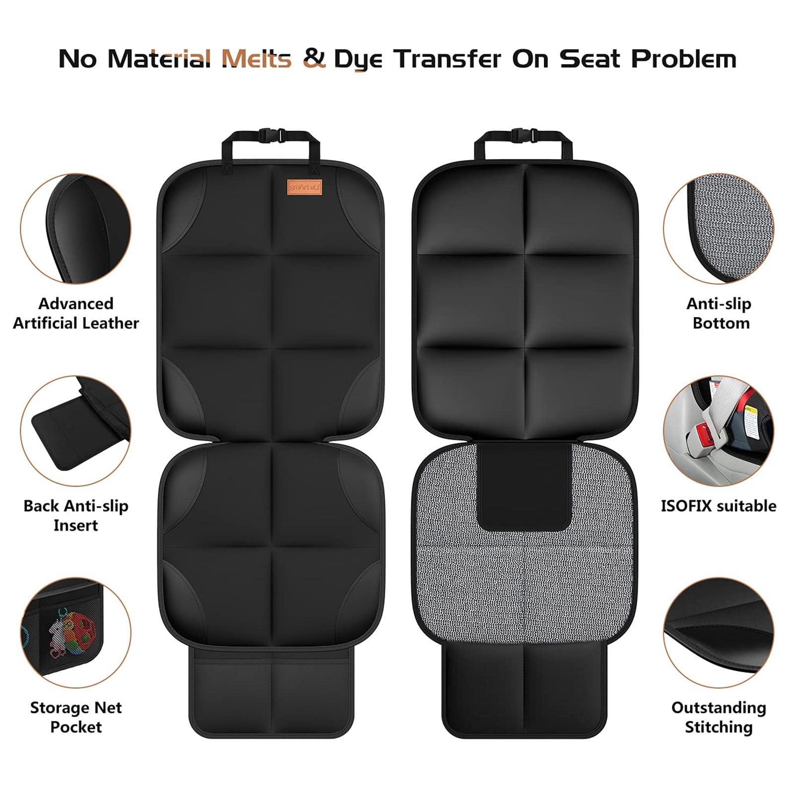 SMART ELF easy-clean design lets you wipe spills away with a damp cloth.