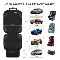 SMART ELF non-slip backing keeps the cover in place during car trips.