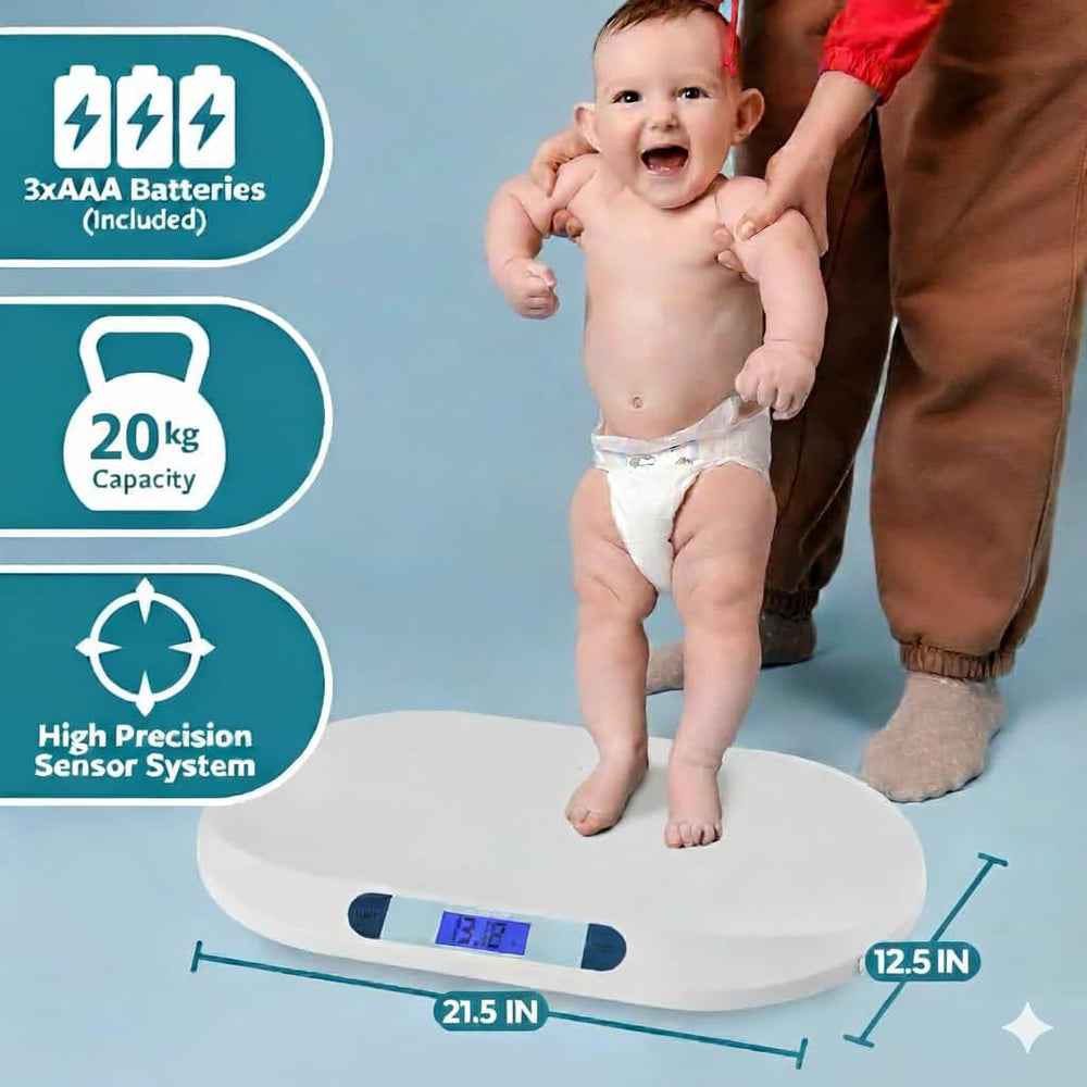 Smart Weigh Digital Scale 44lb capacity for newborns and growing pets.