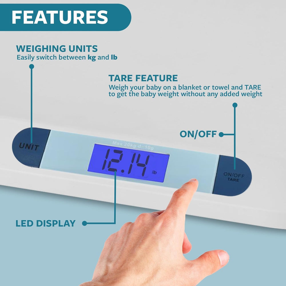 Smart Weigh Digital Scale compact storage fits in a drawer.