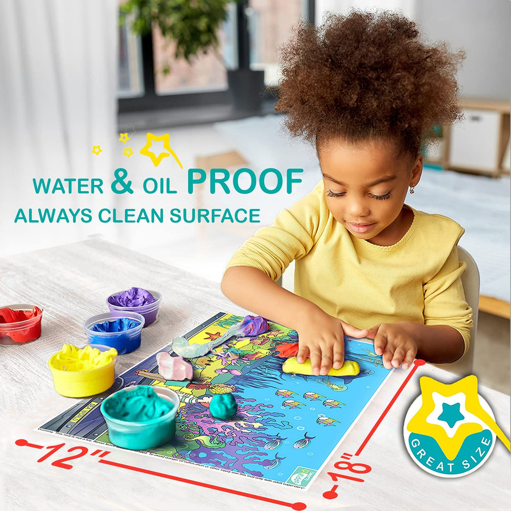 Smarty Kiddo Antarctica scene placemats brighten family meals.