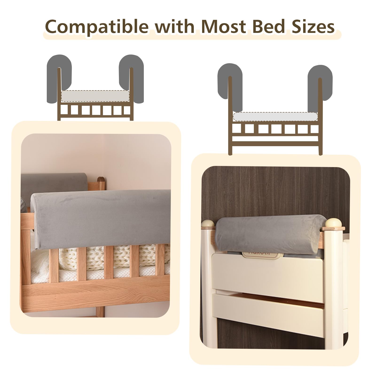 Smashier bunk bed safety barrier suits loft and bunk configurations.
