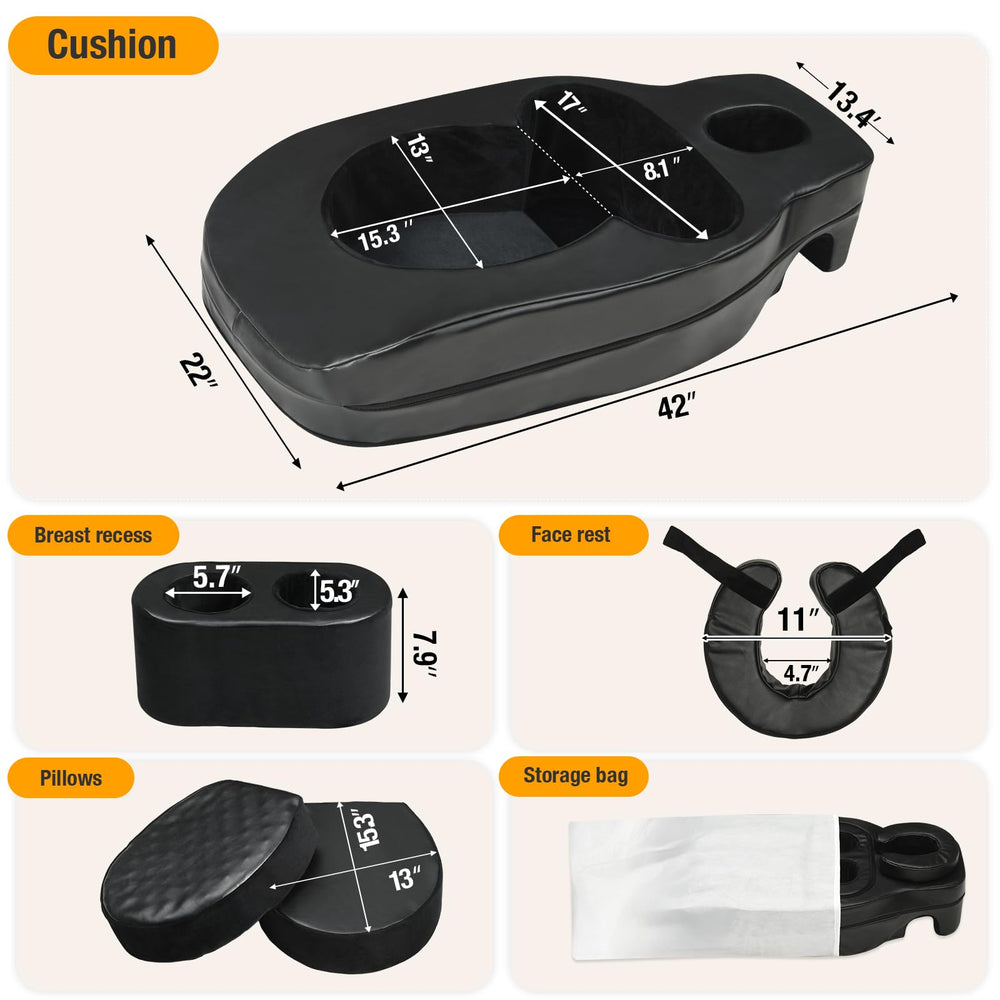 Smashier dimensions image communicates a 42x22-inch footprint for versatile use.