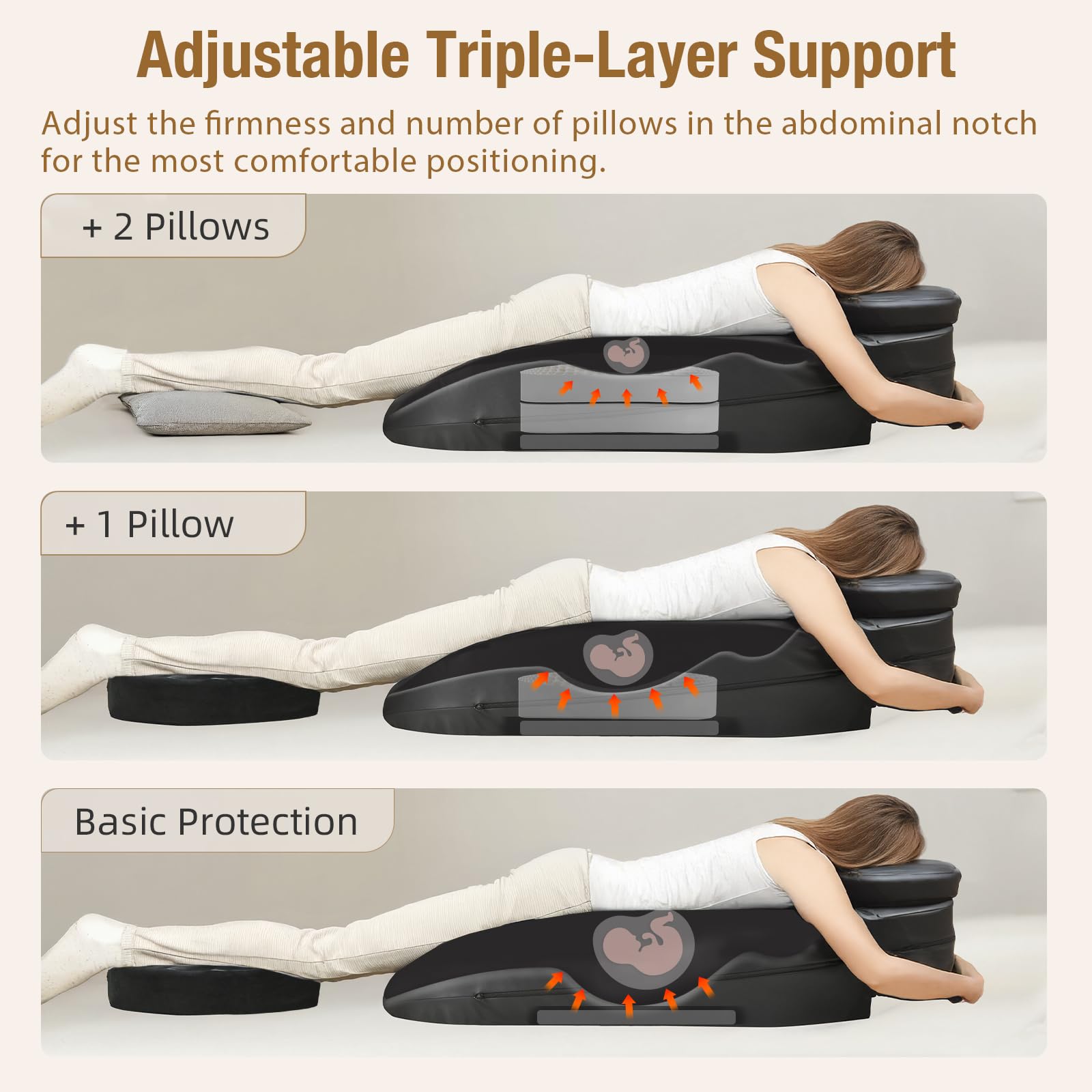 Smashier adjustable face rest demonstrates fit for different face sizes.
