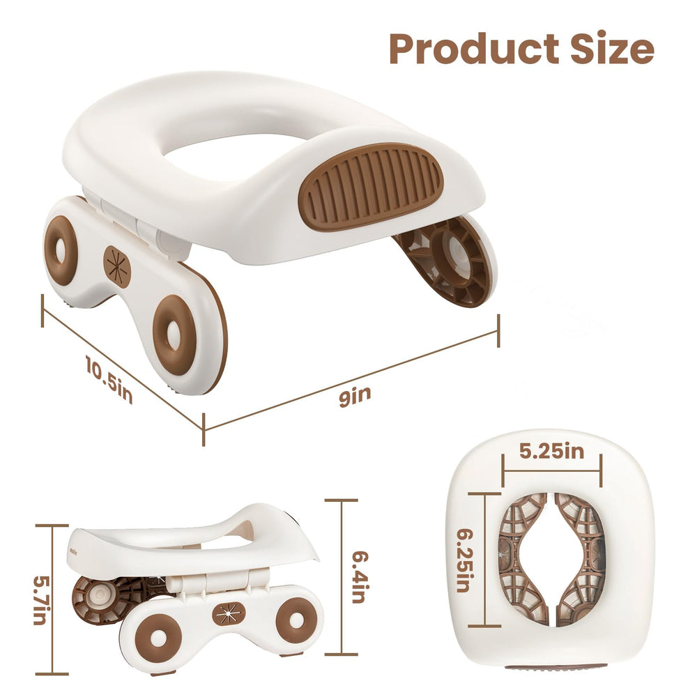 Smashier safety lock design for secure potty sessions.