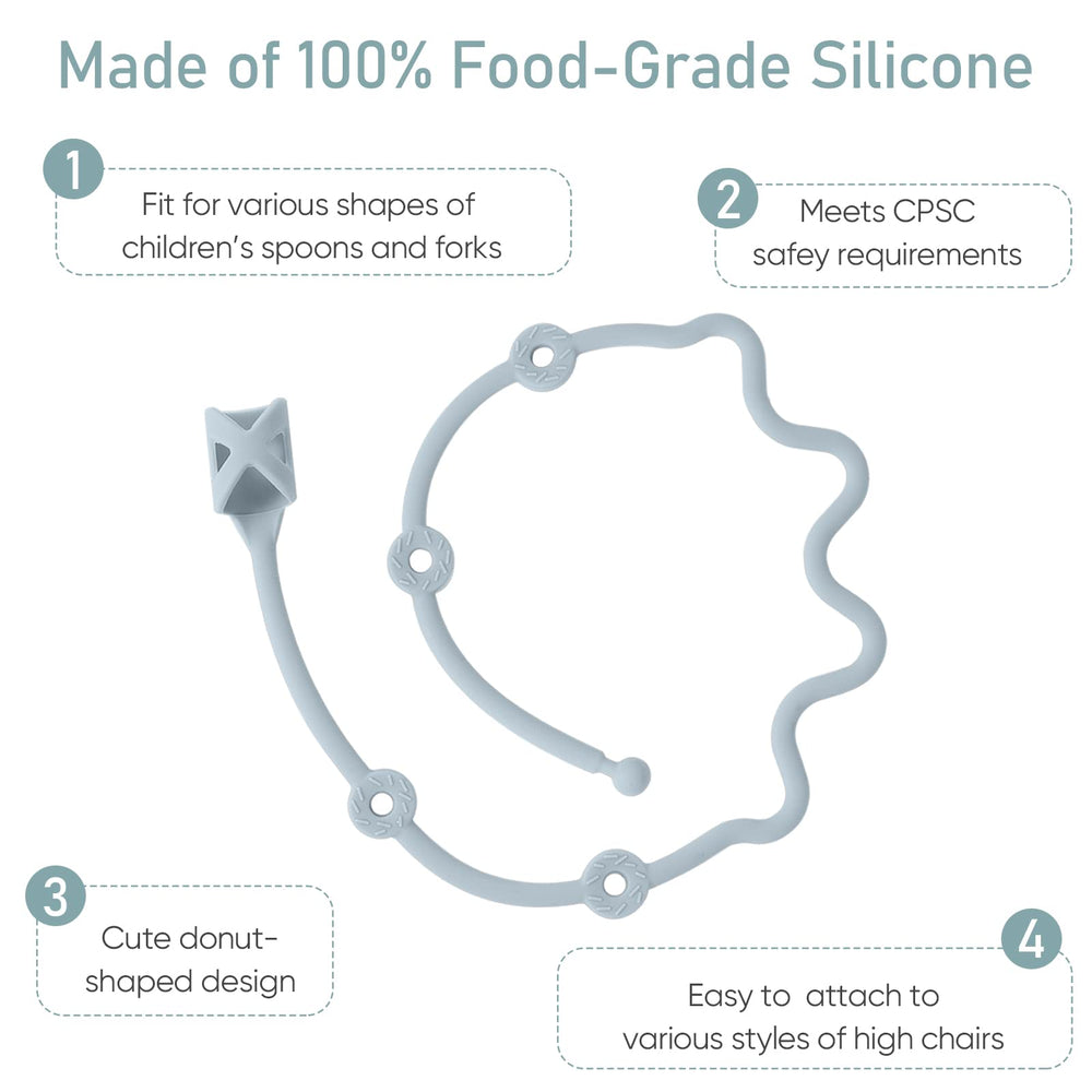 SMAutoLife keeps utensils off the floor for tidy mealtimes.