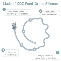 SMAutoLife keeps utensils off the floor for tidy mealtimes.