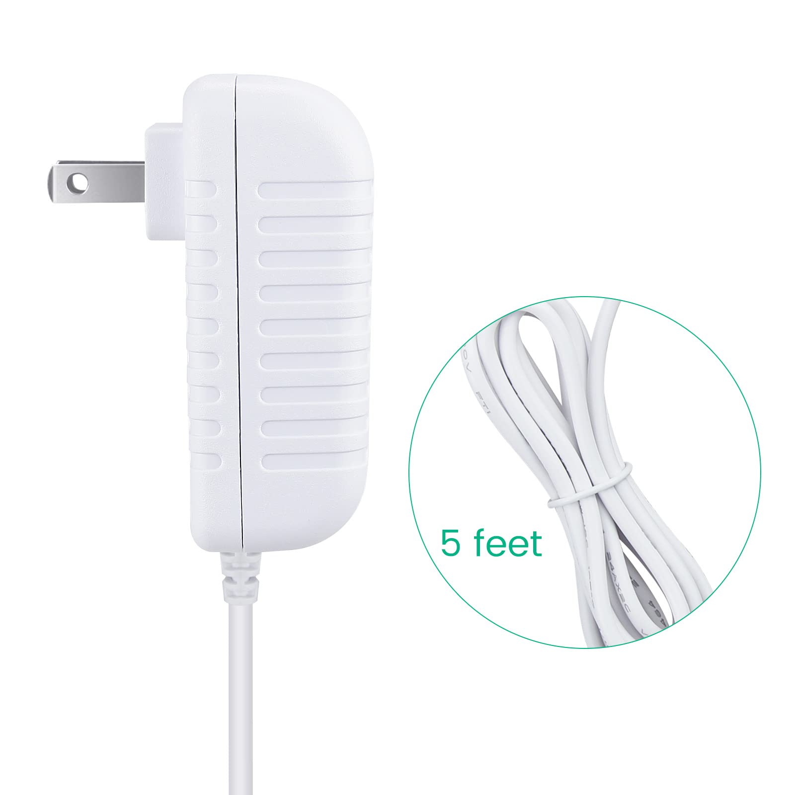 Smays Snugapuppy 6V power cord plug end for quick, safe setup