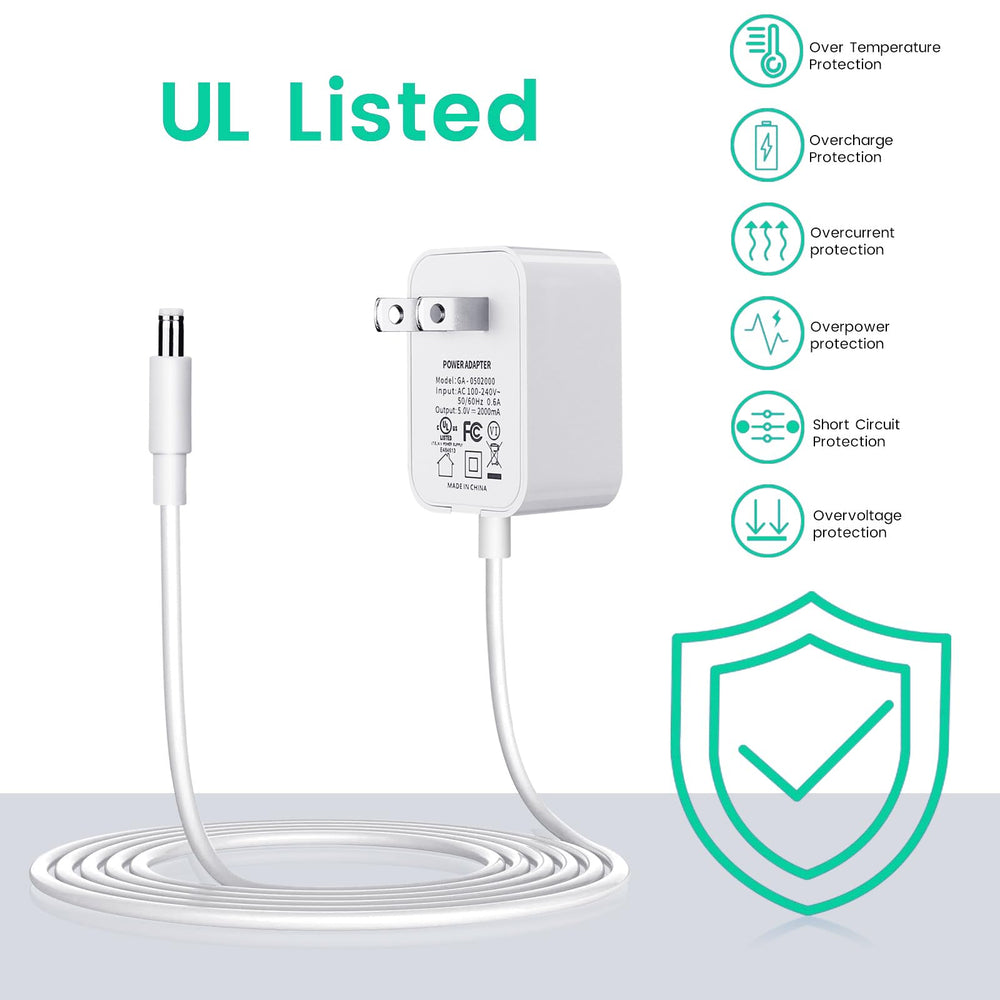 Smays wall charger 5V 2A for Graco swings ensures efficient charging