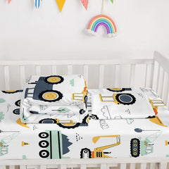 Smell Sunshine crib skirt adds a neat finish to cribs