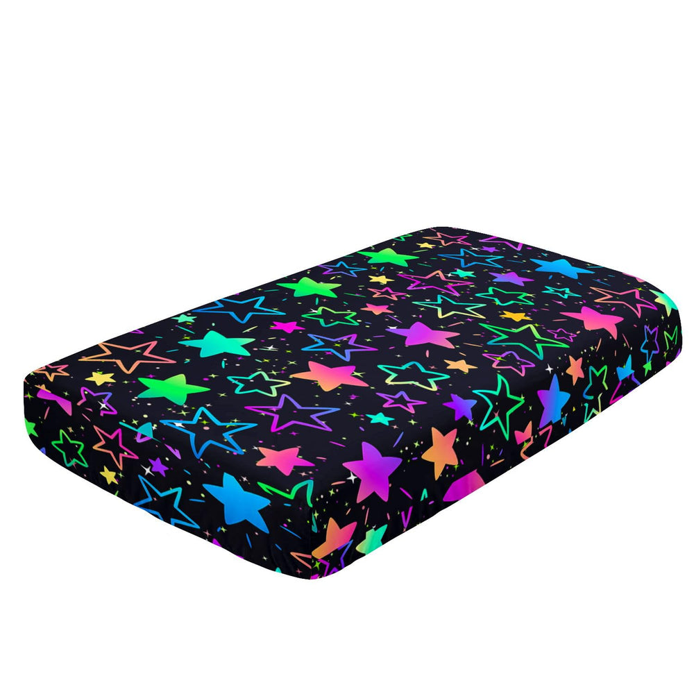 Smell Sunshine gradient stars bedding brightens rooms with cheerful, calming tones.