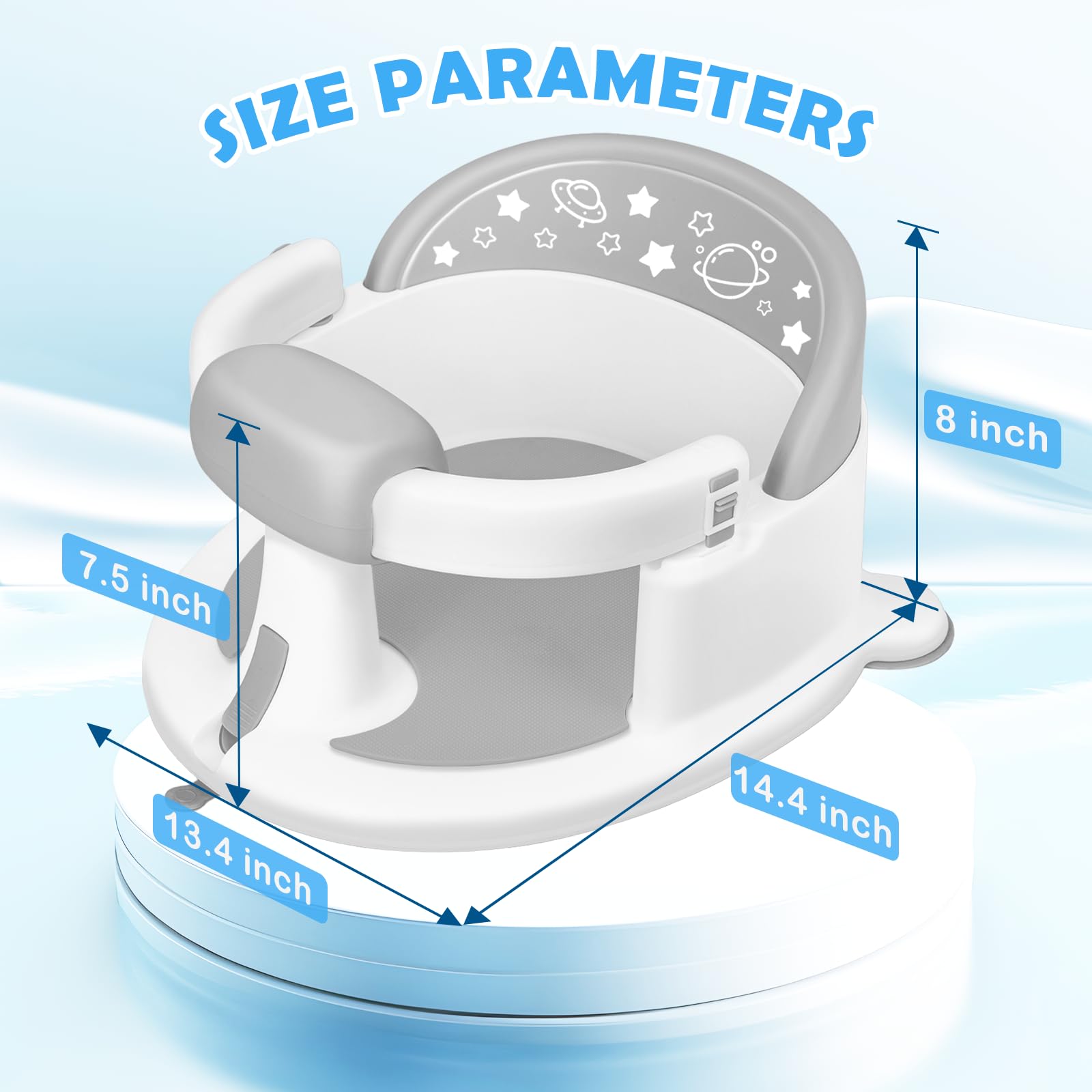 SMGZG portable bath seat ideal for hotels and home