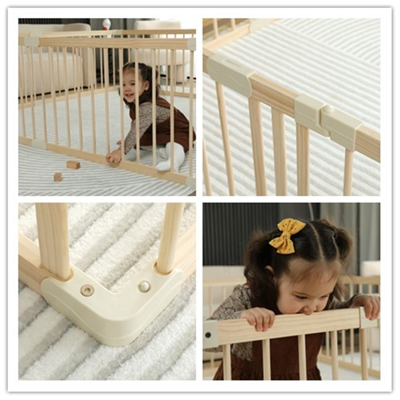 Smilebaby playpen dimensions note clarifies inner vs outer size