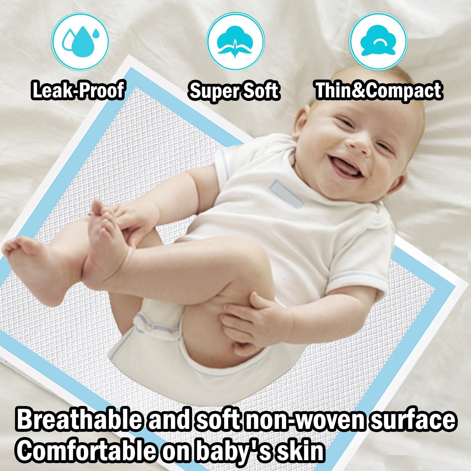 Smilixin four-side sealed edge, reliable containment during use.