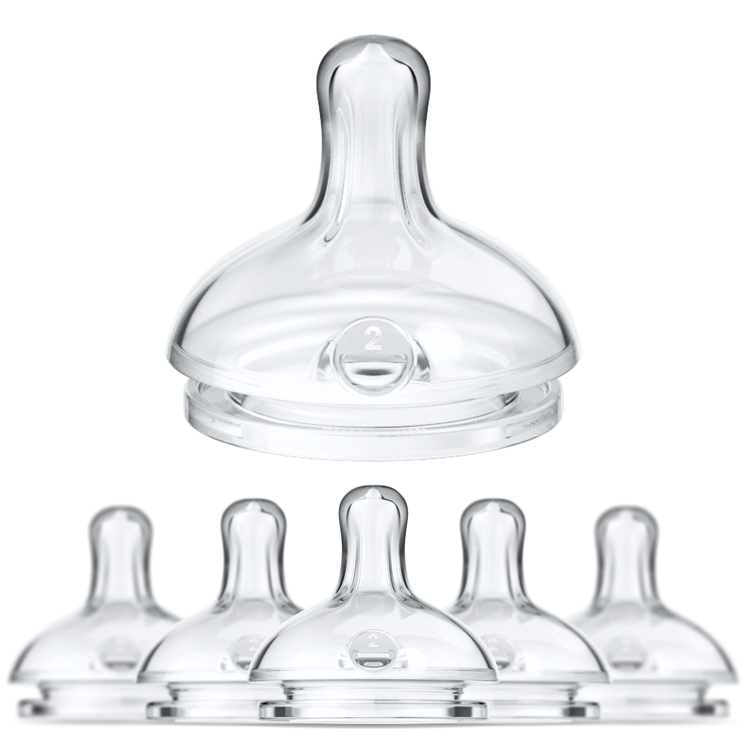 Smilo anti-colic nipple stage 2 for smoother latching and reduced air intake