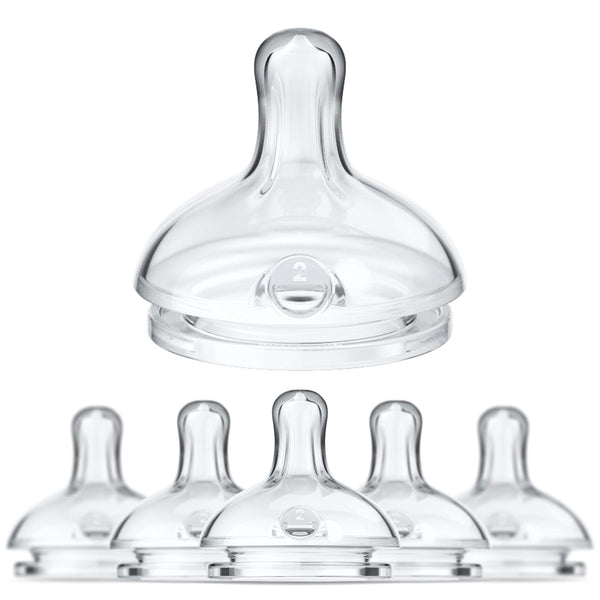 Smilo anti-colic nipple stage 2 for smoother latching and reduced air intake