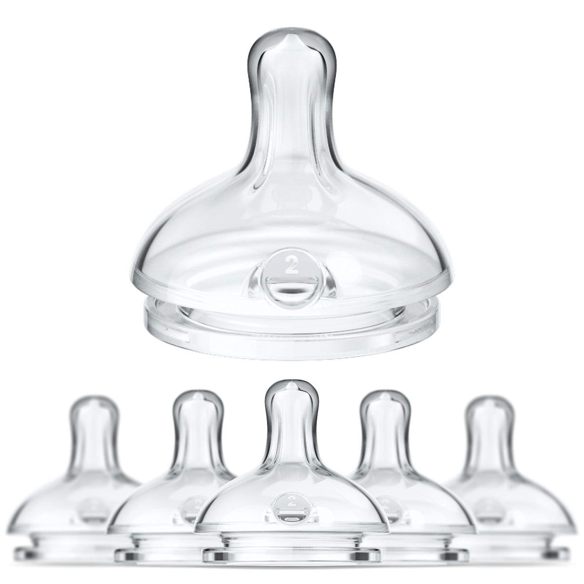 Smilo anti-colic nipple stage 2 for smoother latching and reduced air intake