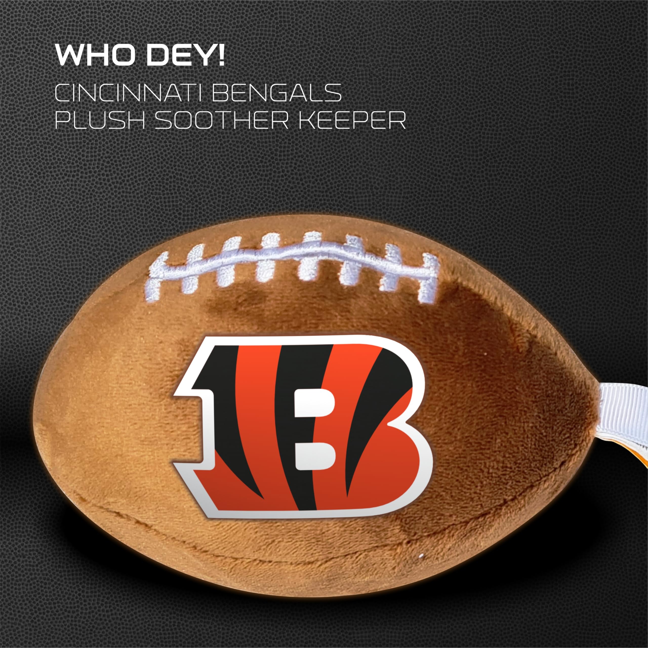 Smilo plush football on-the-go companion for travel and playtime.