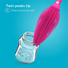 Smilo bottle brush with soft bristles protecting delicate surfaces during cleaning