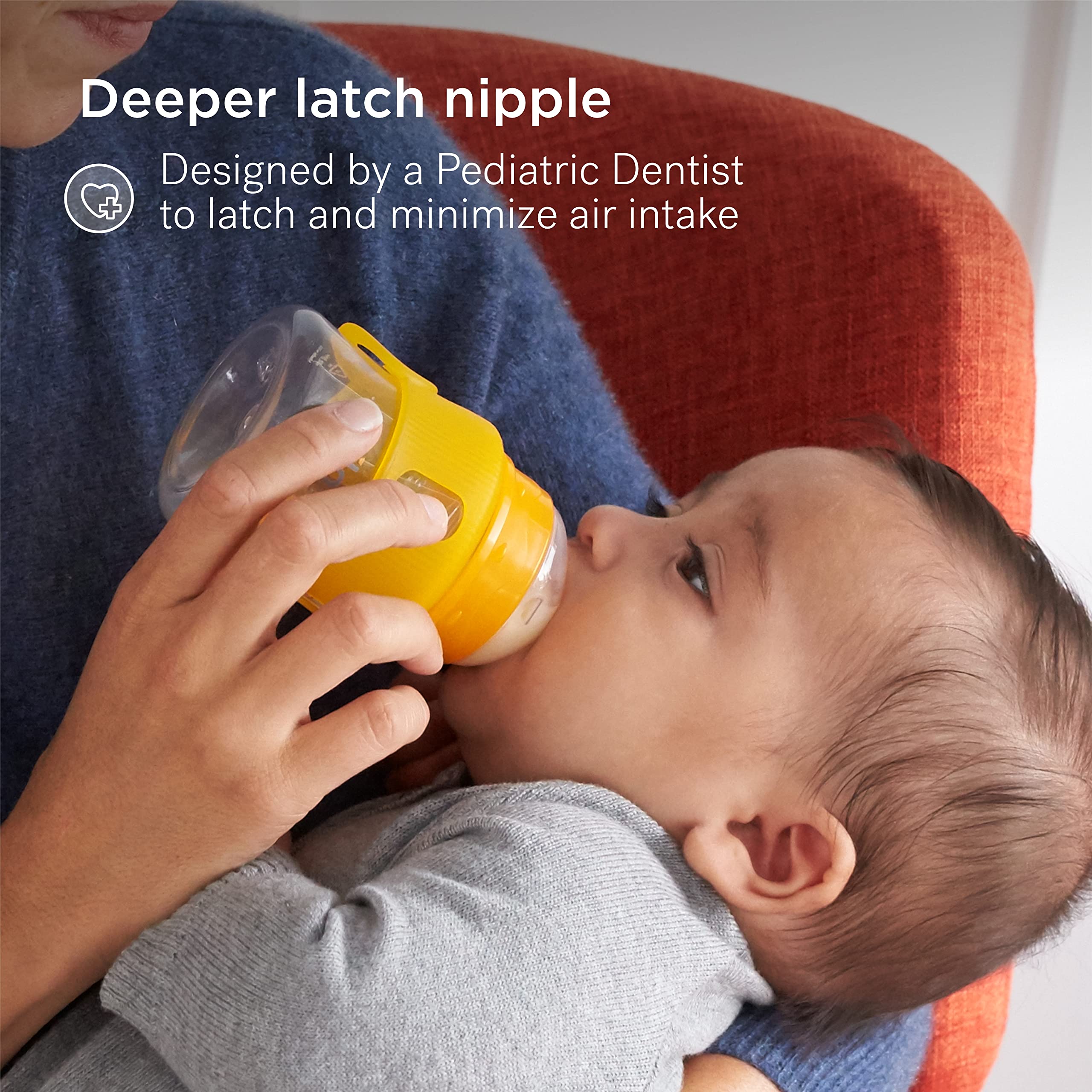 Smilo slow-flow nipple designed for 0–3 months feeding