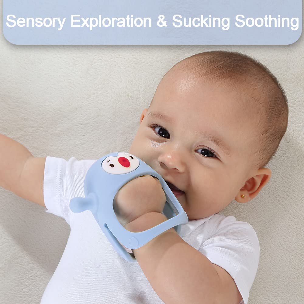Smily Mia Dishwasher and Freezer Safe Teether for easy cleaning.