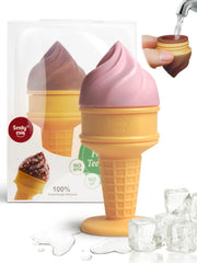 Smily Mia ice-cream cone teether closeup for soothing teething gums