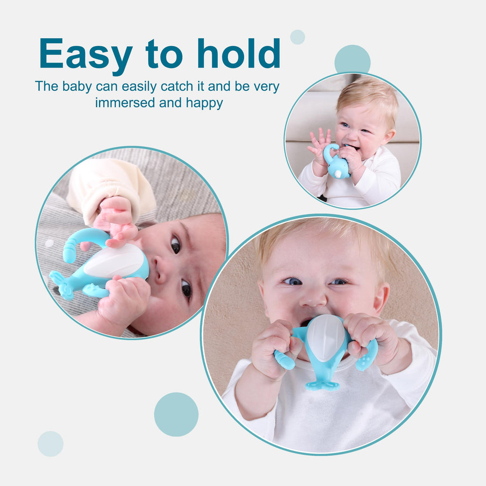 Smily Mia Narwhal push-pop stomach promotes fine motor skills