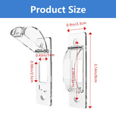 Smloplom clear light switch lock offers visibility and quick installation.