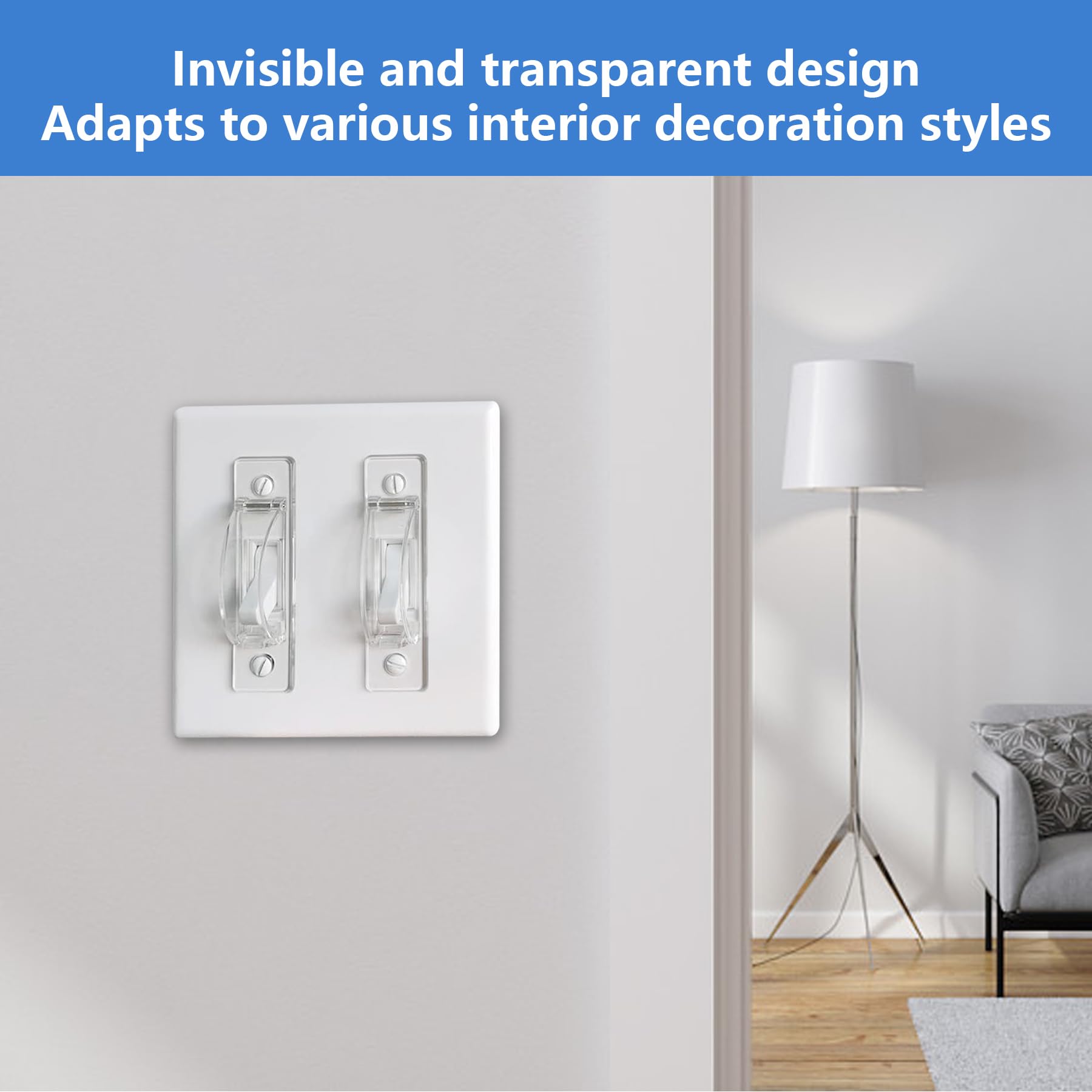 Smloplom invisible design maintains a clean wall appearance.