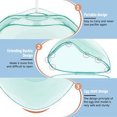 Smlpuame case features an egg-shaped design protecting contents during drops.