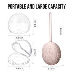 Smlpuame silicone pacifier cover pouch protects items in bags.