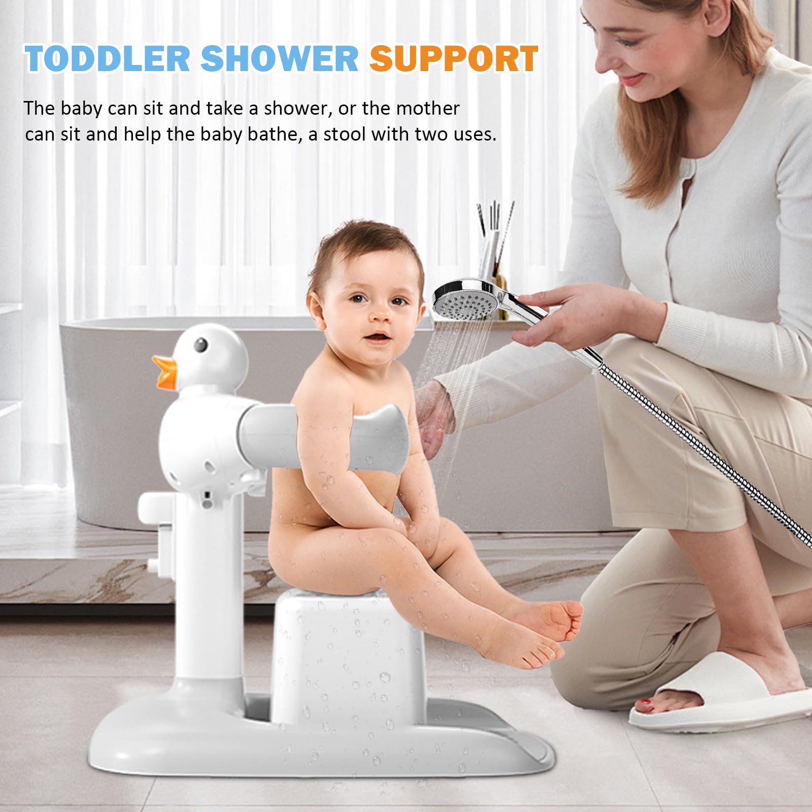 SMLXLXX ABS plastic construction ensures durability and easy cleaning