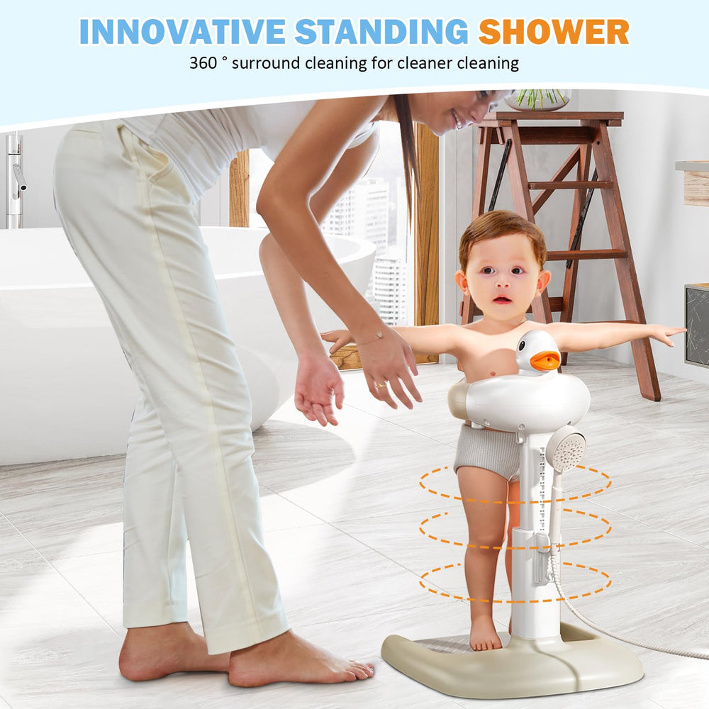SMLXLXX foldable design enables compact storage after bath.