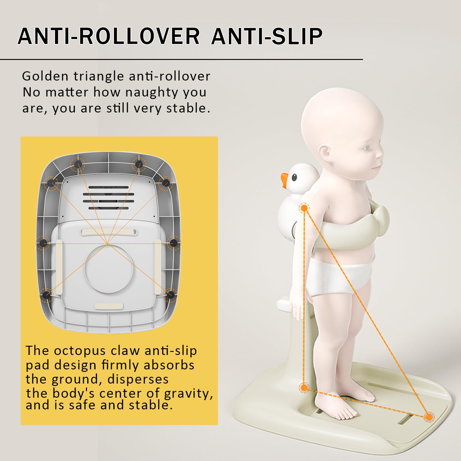 SMLXLXX height range 17.32 to 23.62 inches adapts as your child grows.